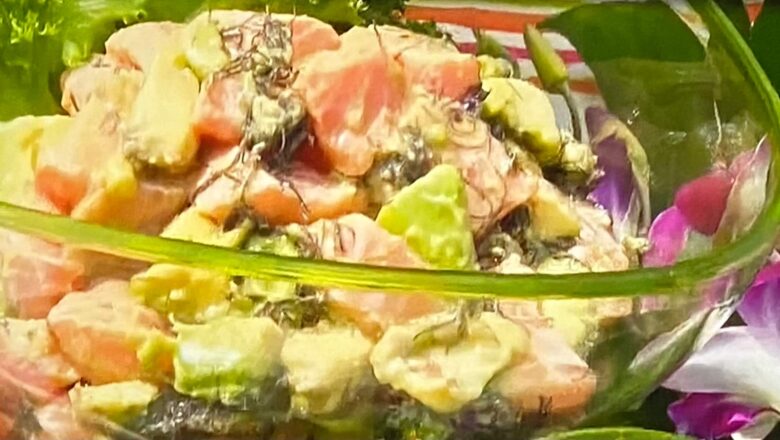 【ウワサのお客様】サーモンポキのレシピ コストコ食材ハワイアンBBQ 花田虎上さんバーベキュー料理（2022年8月5日）