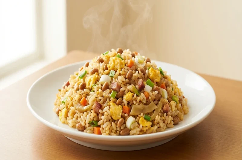 【SHOWチャンネル】納豆チャーハンの作り方「ふーみん」の名店レシピ 満島ひかりさん挑戦（2022年8月6日）