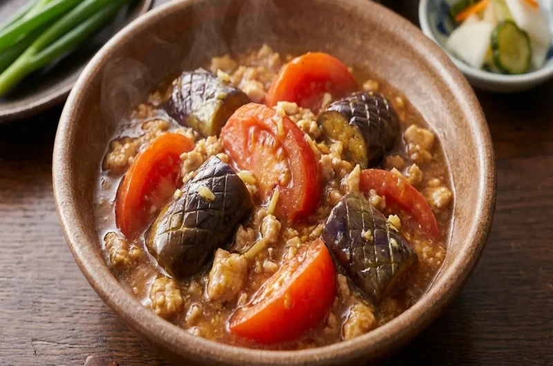 【きょうの料理】どっさりトマトとなすのそぼろ煮のレシピ 藤井恵さんトマト料理の作り方（2022年8月1日）