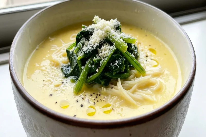 【サタプラ】コンポタそうめん（コーンクリームスープ×ほうれん草ミックス）のレシピ  サタデープラス 2022年7月30日