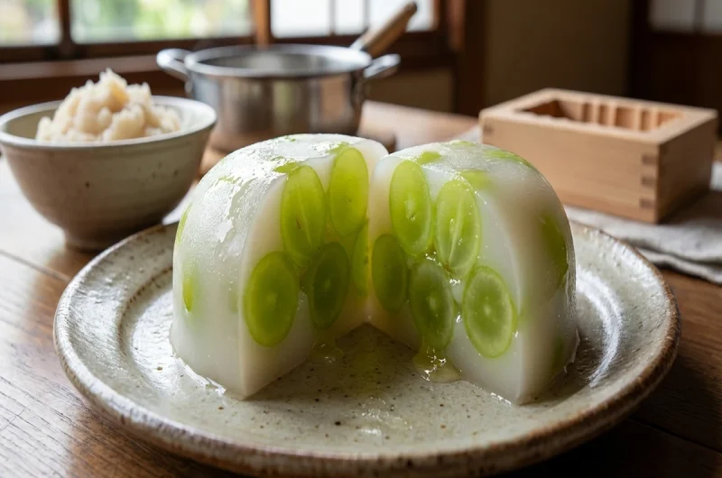 【相葉マナブ】シャインマスカットの白ようかんの作り方 ご当地フルーツアレンジレシピ（2022年8月7日）