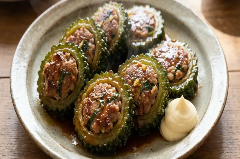 【きょうの料理】ゴーヤーの薬味たっぷり肉詰めのレシピ ヒャダインさんの夏野菜おかずの作り方（2022年8月12日）