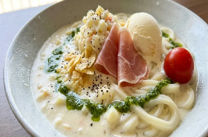 【ジョブチューン】ビシソワーズのおうどんのレシピ 「つるとんたん」冷凍うどんアレンジバトル （2022年8月13日）