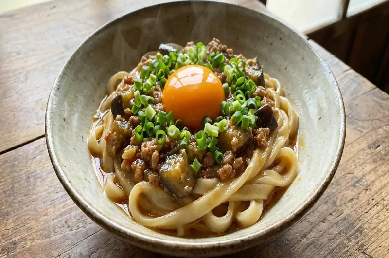 【相葉マナブ】万能なすそぼろ味噌うどんの作り方 奥久慈なすアレンジレシピ（2022年8月14日）