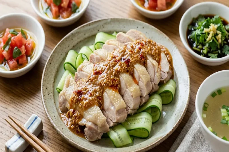 【きょうの料理】バンバンジーのレシピ プロ直伝ふーみんの棒棒鶏の作り方（2022年8月16日）