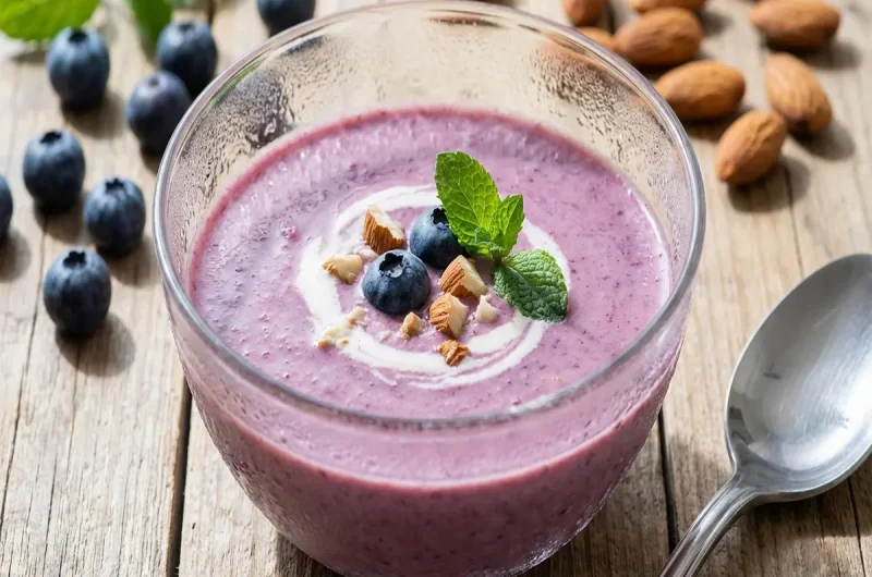 【ヒルナンデス】なすとブルーベリーの冷製ポタージュスープの作り方 Atsushiさんナスレシピ（2022年8月17日）