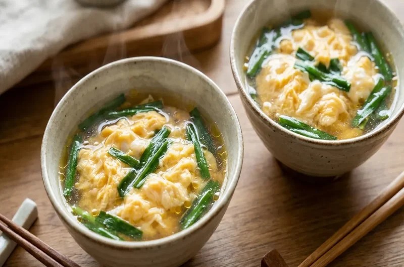 【きょうの料理】とろっと卵とニラのスープのレシピ 操ばぁばの元気ランチの作り方 白井操さん（2022年8月19日）