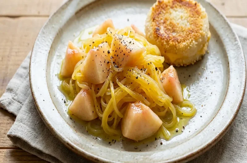 【あさイチ】そうめんかぼちゃと桃のサラダのレシピ 濱崎龍一さんのイタリアン（2022年8月22日）