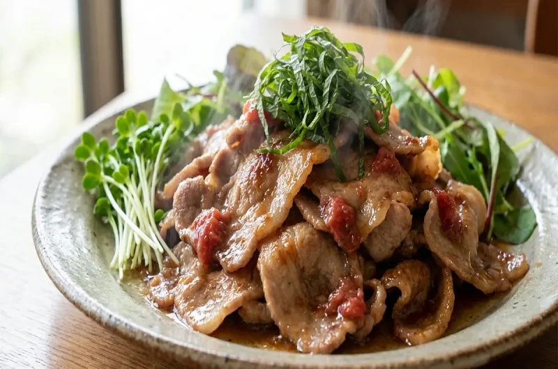 【あさイチ】豚肉の梅バター炒めの作り方 山脇りこさんのレシピ（2022年8月25日）