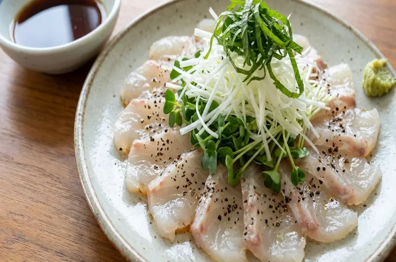 【きょうの料理】こしょう魚の昆布じめ カルパッチョの作り方 栗原はるみさんのレシピ（2022年8月26日）