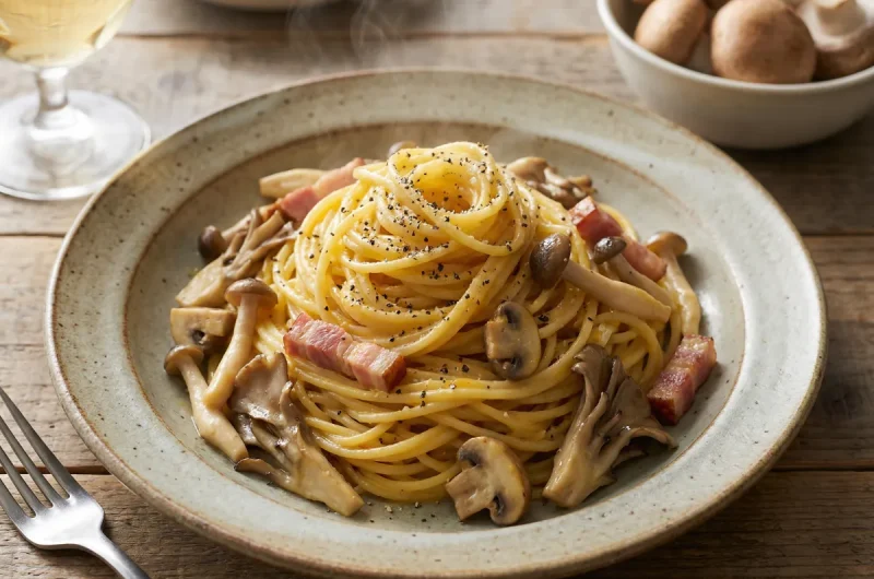 【きょうの料理】きのこのカルボナーラの作り方鳥羽周作さんのレシピ（2022年9月20日）