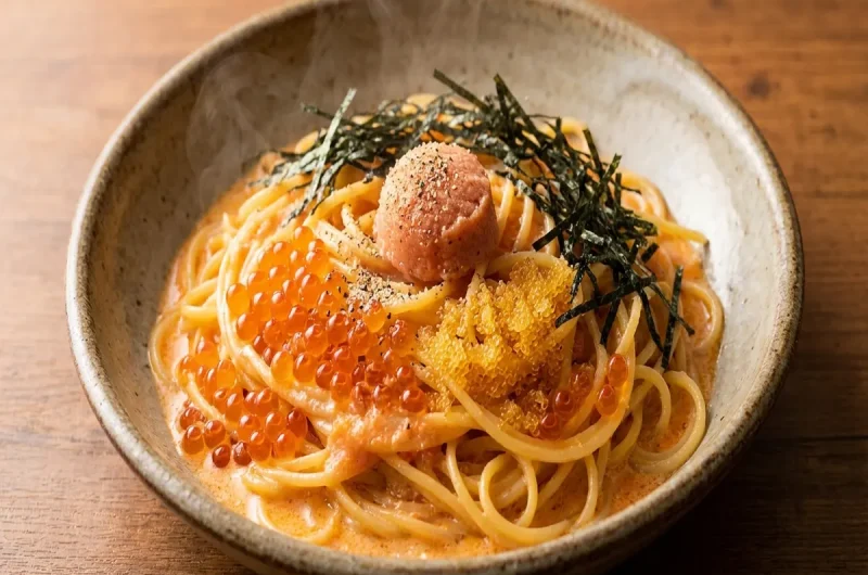 【ジョブチューン】フィッシュカルボナーラ（とびっこといくらパスタ）のレシピ 山田剛嗣シェフスパゲッティソース生風味たらこパスタアレンジバトル （2022年9月3日）