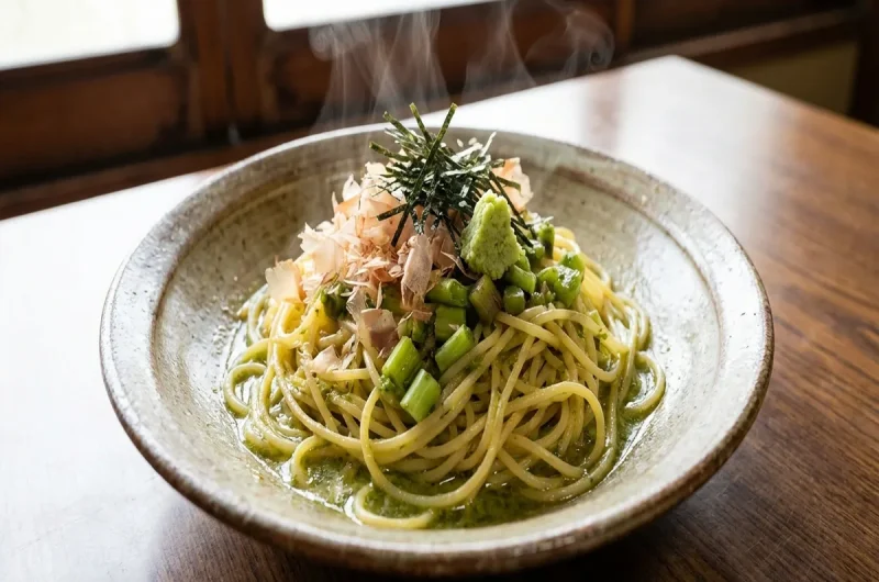 【相葉マナブ】秘湯のわさびパスタの作り方 わさびアレンジレシピ（2022年9月4日）