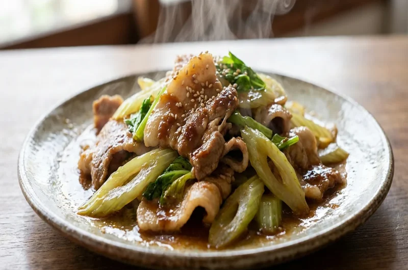 【きょうの料理】豚肉とセロリのみそ炒めのレシピ 野崎洋光さんの万能だれ（2022年9月5日）