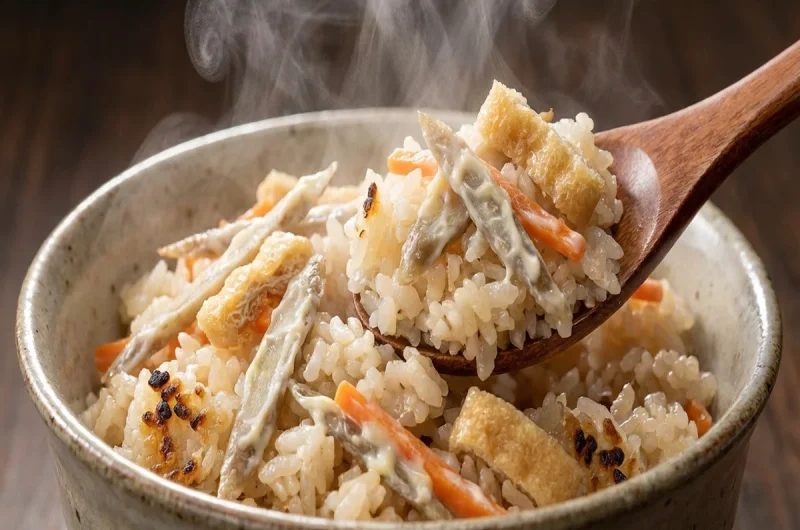 【ウワサのお客さま】ゴボウサラダ炊き込みご飯のレシピ 業務スーパーアレンジ（2022年9月9日）