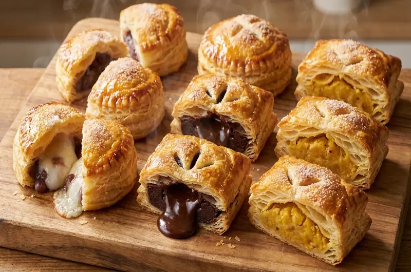 【ウワサのお客さま】スイーツパイ（ぷち大福・スイートポテト・リッチショコラケーキ）のレシピ 業務スーパーアレンジ（2022年9月9日）