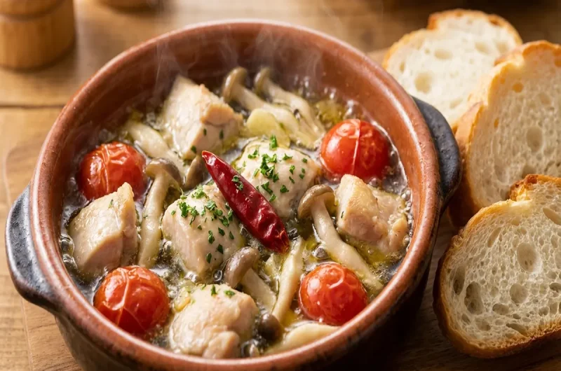 【ヒルナンデス】鶏むね肉のレンチンアヒージョ 作り置きレシピ マネーダイエット（2022年9月12日）