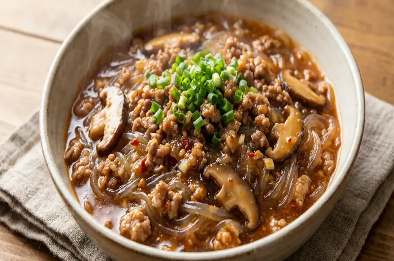 【あさイチ】マーボー春雨のレシピ しいたけたっぷり市瀬悦子さんの料理