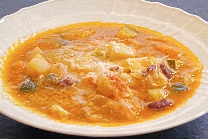 【趣味どき】イタリア風野菜と豆のスープのレシピ 落合務シェフの休日料理（2022年10月3日）
