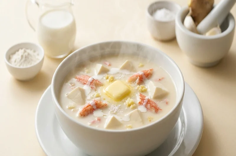 【ポップUP】ホワイトチャウダーレシピ作り方にじままのテキパキッチン（2022年10月5日）