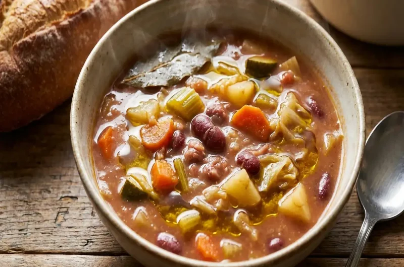 【趣味どき】イタリア風野菜と豆のスープのレシピ 落合務シェフの休日料理（2022年10月3日）