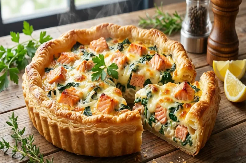 【ポップUP】鮭のキッシュレシピ作り方にじままのテキパキッチン（2022年10月5日）