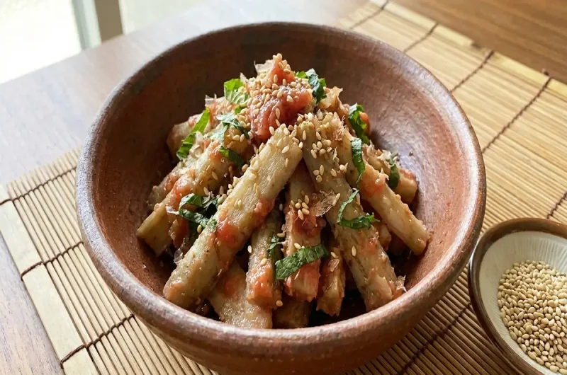 【きょうの料理】ごぼうのおいシソ梅あえ平野レミさんのレシピ作り方（2022年10月10日）