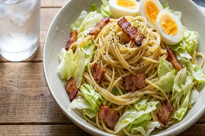 【ポップアップ】シャキシャキレタスのイタリアンパスタリュウジさんのレシピ ポップUP（2022年10月17日）