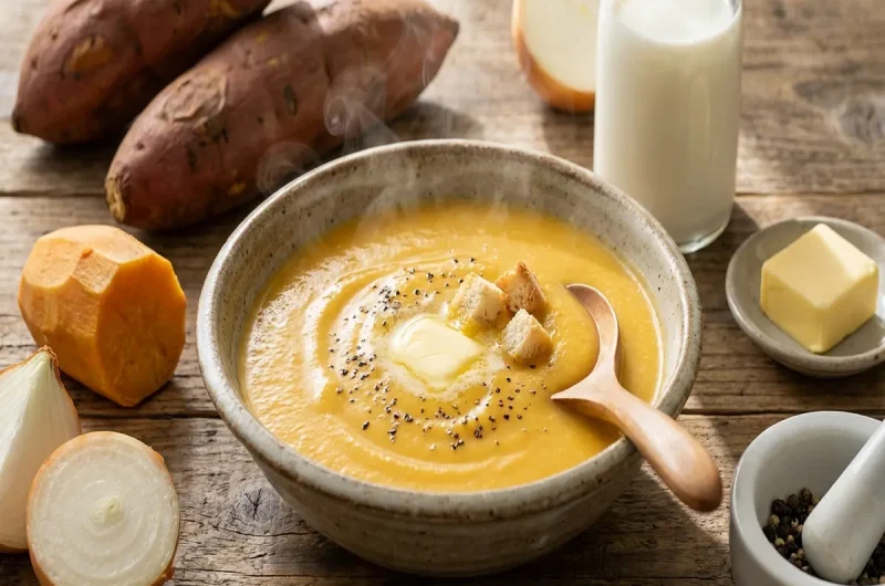 【きょうの料理】さつまいものポタージュのレシピ タサン志麻さんの小さな台所 記念日ごはんの作り方（2022年10月28日）