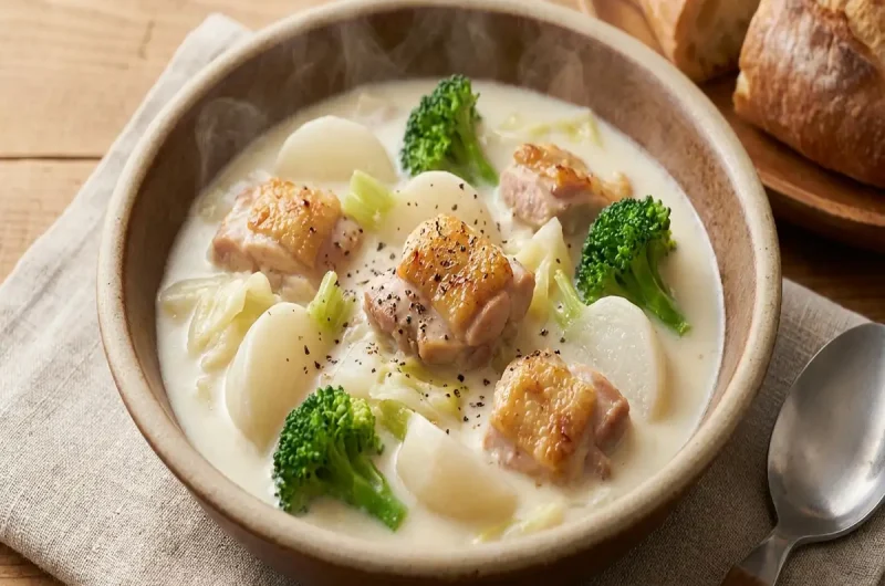 【きょうの料理】白菜とかぶのミルクシチューのレシピ 大原千鶴さん冬野菜の愛情ごはんの作り方（2022年11月9日）