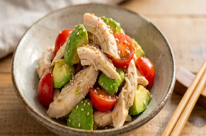 【ポップUP】ささみとアボカドのナムルレシピ作り方にじままのテキパキッチン（2022年11月17日）