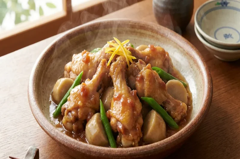 【きょうの料理】手羽元と里芋の梅煮のレシピ！村田吉弘さん煎り酒(いり酒)で作る料理