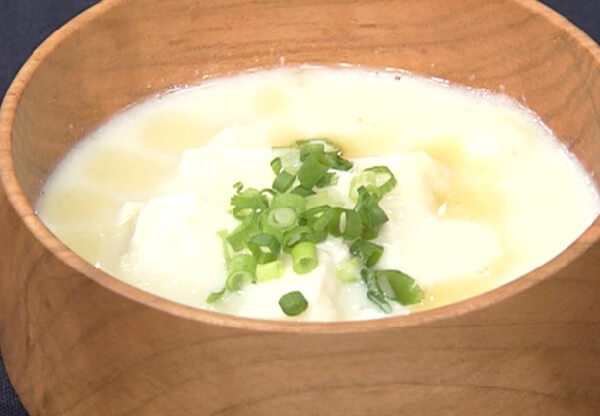 きょうの料理有賀薫さんのかぶと豆腐のホワイトスープ