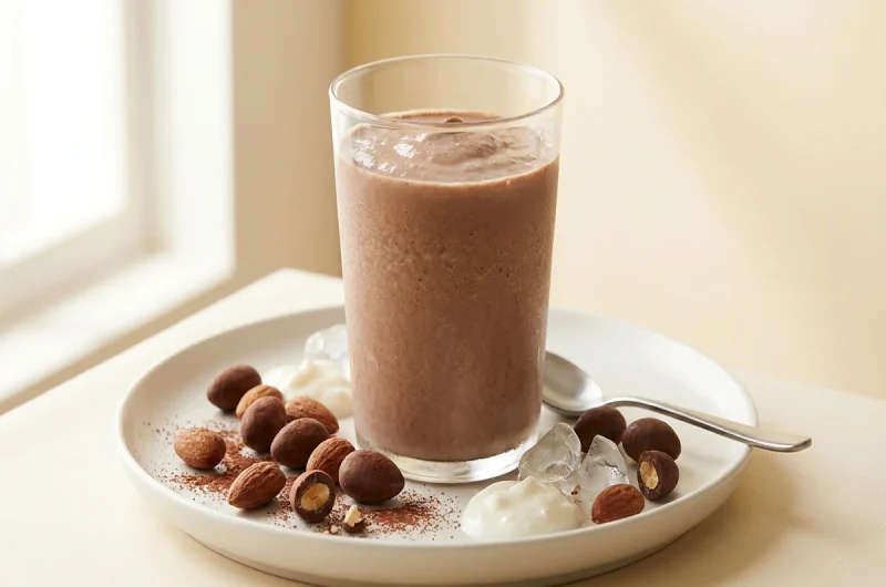 【世界一受けたい授業】アーモンドチョコレートヨーグルトシェイクレシピ（2022年12月17日）