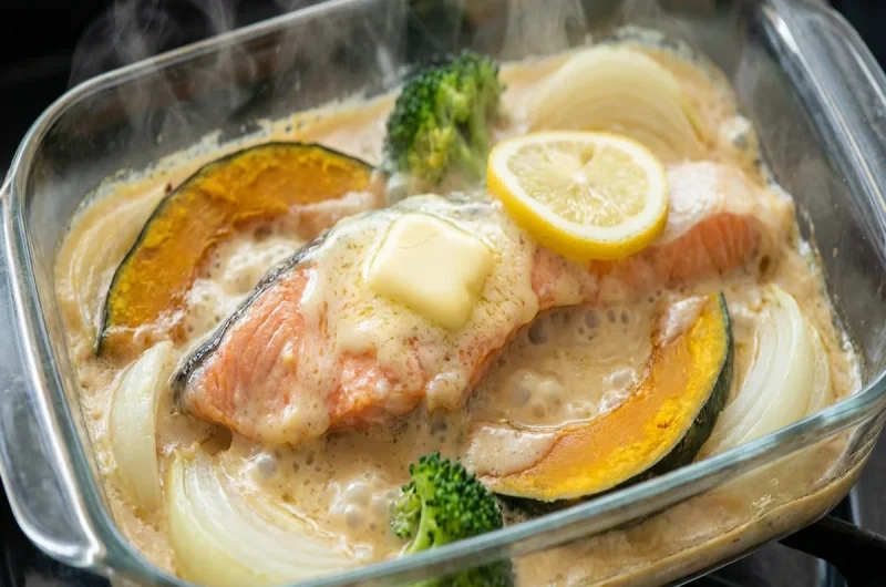 【きょうの料理】冷凍鮭のレンジミルク蒸しのレシピ(魚の新定番おかず)大原千鶴さん愛情ごはん2022年12月9日