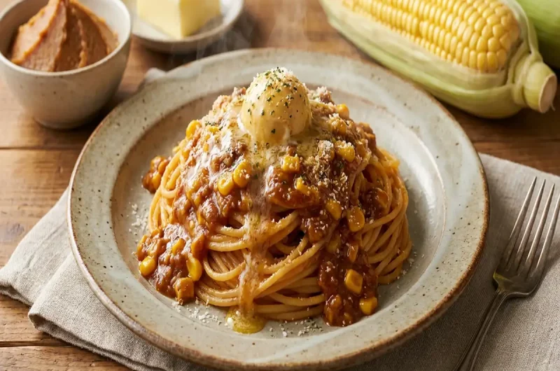 【ジョブチューン】赤だし味噌バターコーンミートソースパスタのレシピ！山田剛嗣シェフ