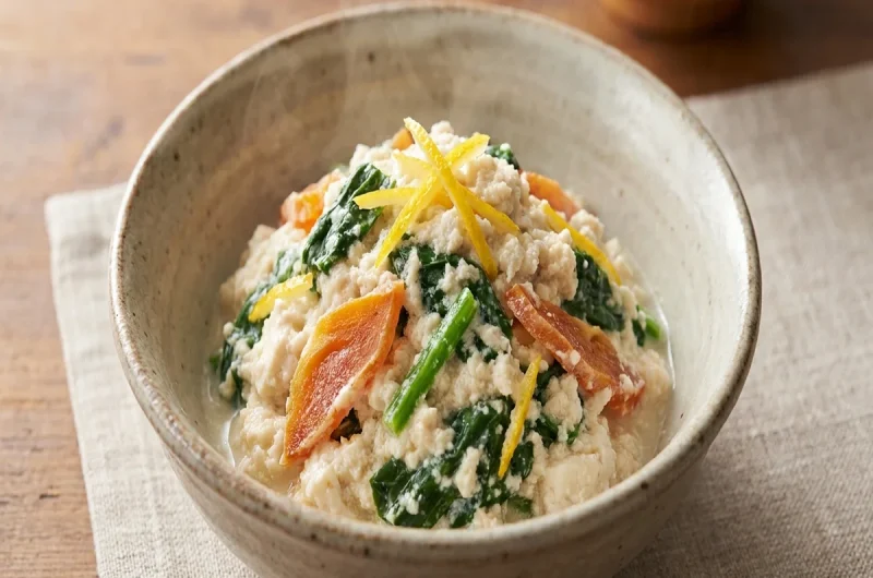 【あさイチ】おから入り干し柿の白あえのレシピ！井原裕子さんみんなゴハンだよ2022年12月14日