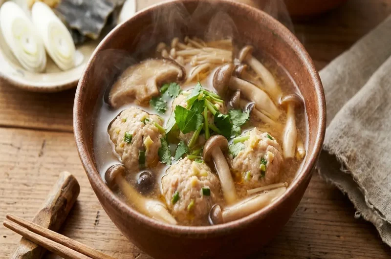 【ソレダメ】つくねきのこ汁のレシピ！笠原 将弘シェフ100円グッズ活用レシピ2022年12月21日