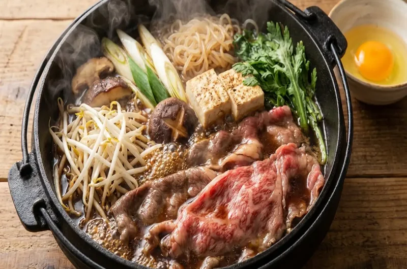 【青空レストラン】もやしと米沢牛のすき焼きのレシピ 小野川豆もやし（2022年12月10日）