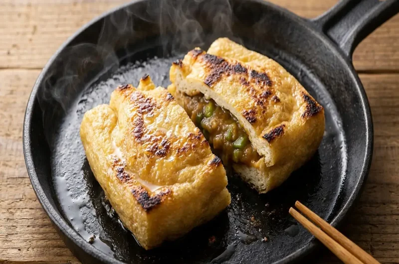 【相葉マナブ】油揚げのねぎ味噌焼きのレシピ 深谷ねぎで産地ごはん（2022年12月25日）