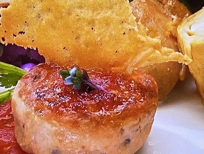 【ウワサのお客さま】鮭ハンバーグ（カリカリチーズせんべい） レジェンド寮母村野明子さんのレシピ