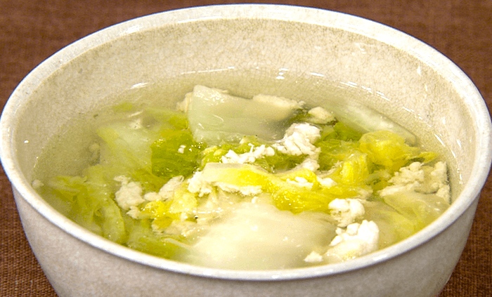 【きょうの料理】塩もみ白菜とひき肉のスープのレシピ 斎藤菜々子さん（2023年1月10日）