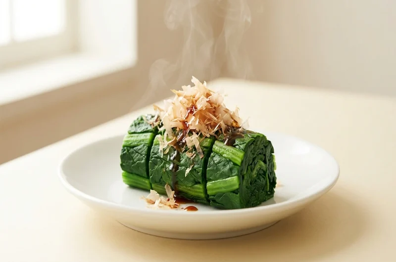 【きょうの料理】ほうれんそうのおひたしのレシピ 土井善晴さんふつうにおいしいもん（2023年1月17日）