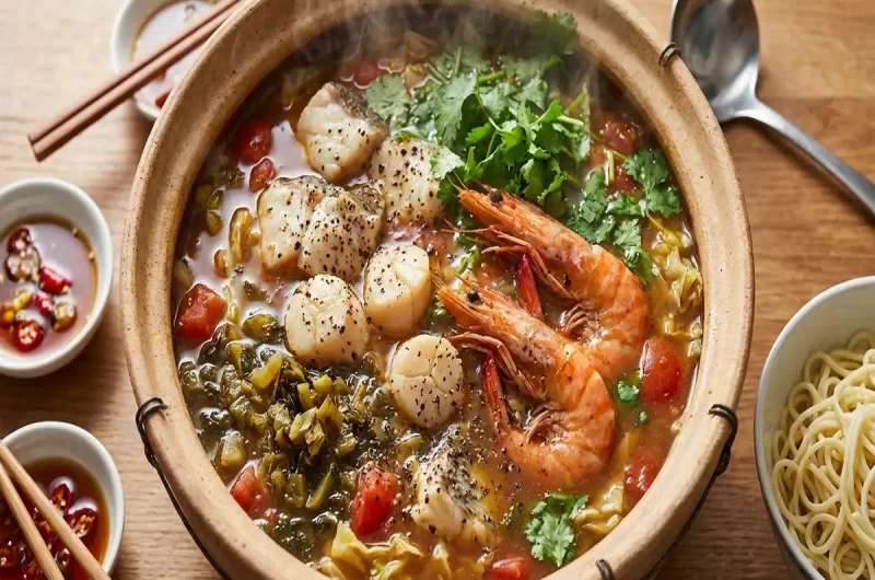 【あさイチ】海鮮酸辣鍋（海鮮サンラー鍋）のレシピ 山野辺仁シェフ新定番鍋 KiraKiraキッチン2023年1月10日