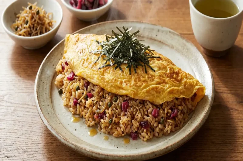 【かまいガチ】漬物とじゃこのオムライスのレシピ 和牛水田さんオレの下積みメシ2023年1月11日