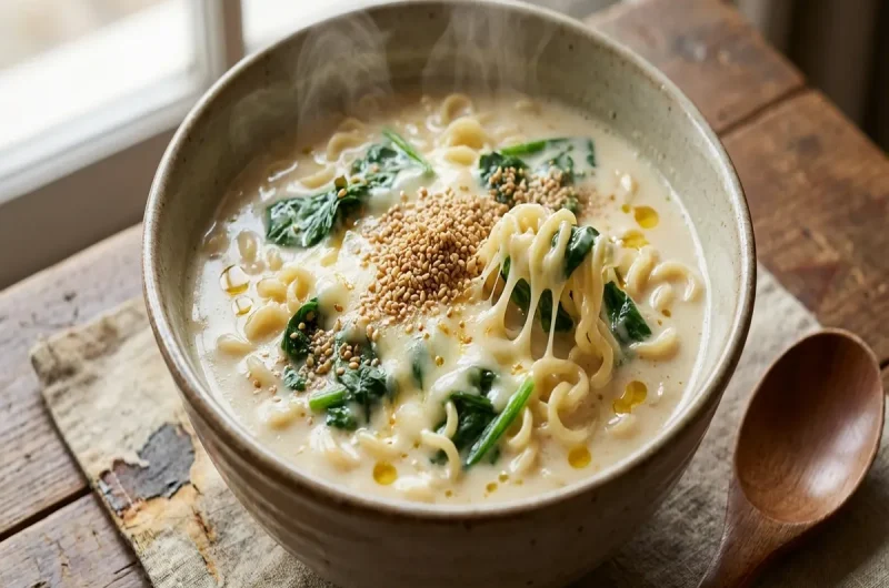 【櫻井有吉THE夜会】ほうれん草塩クリームラーメン袋麺簡単アレンジレシピ（2023年1月12日）