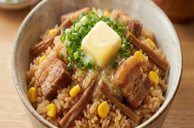 【家事ヤロウ】味噌ラーメン風炊き込みご飯（メンマ炊き込みご飯）のレシピ 木村拓哉さん