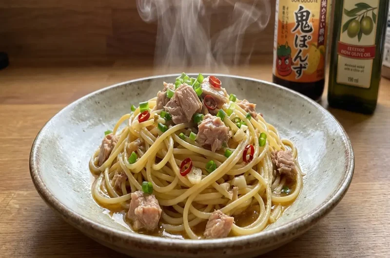 【家事ヤロウ】ツナの和風ペペロンチーノのレシピ 木村拓哉さんドン・キホーテ（ドンキ）アレンジ