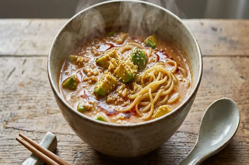 【トリセツショー】アボカドタンタン麺のレシピ アボカドの取説