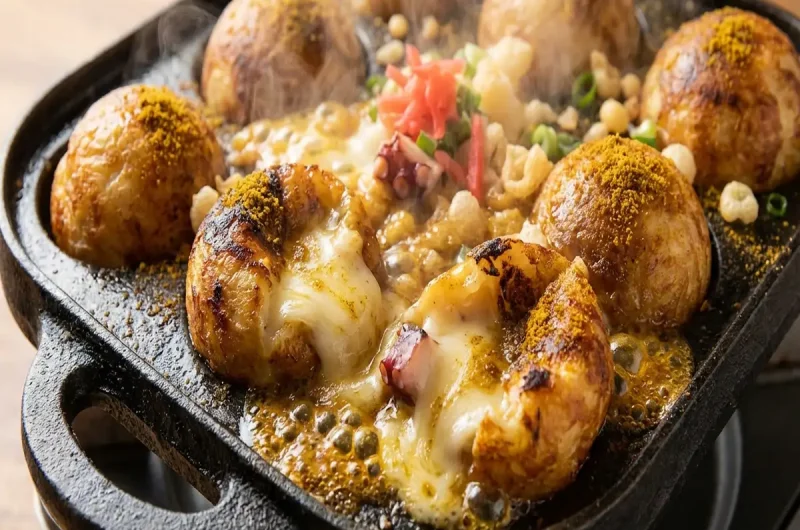 【家事ヤロウ】もちチーズカレーたこ焼きのレシピ  中川大志さん自宅飯2023年1月31日